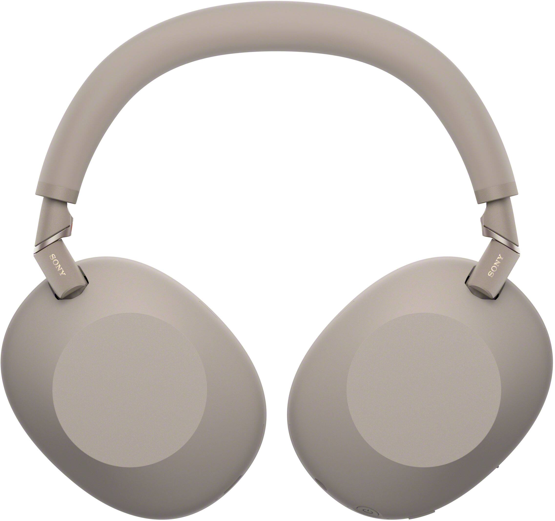 Alt View 2. Sony - WH-1000XM6- Best Wireless Noise Cancelling Headphones - Sandstone.