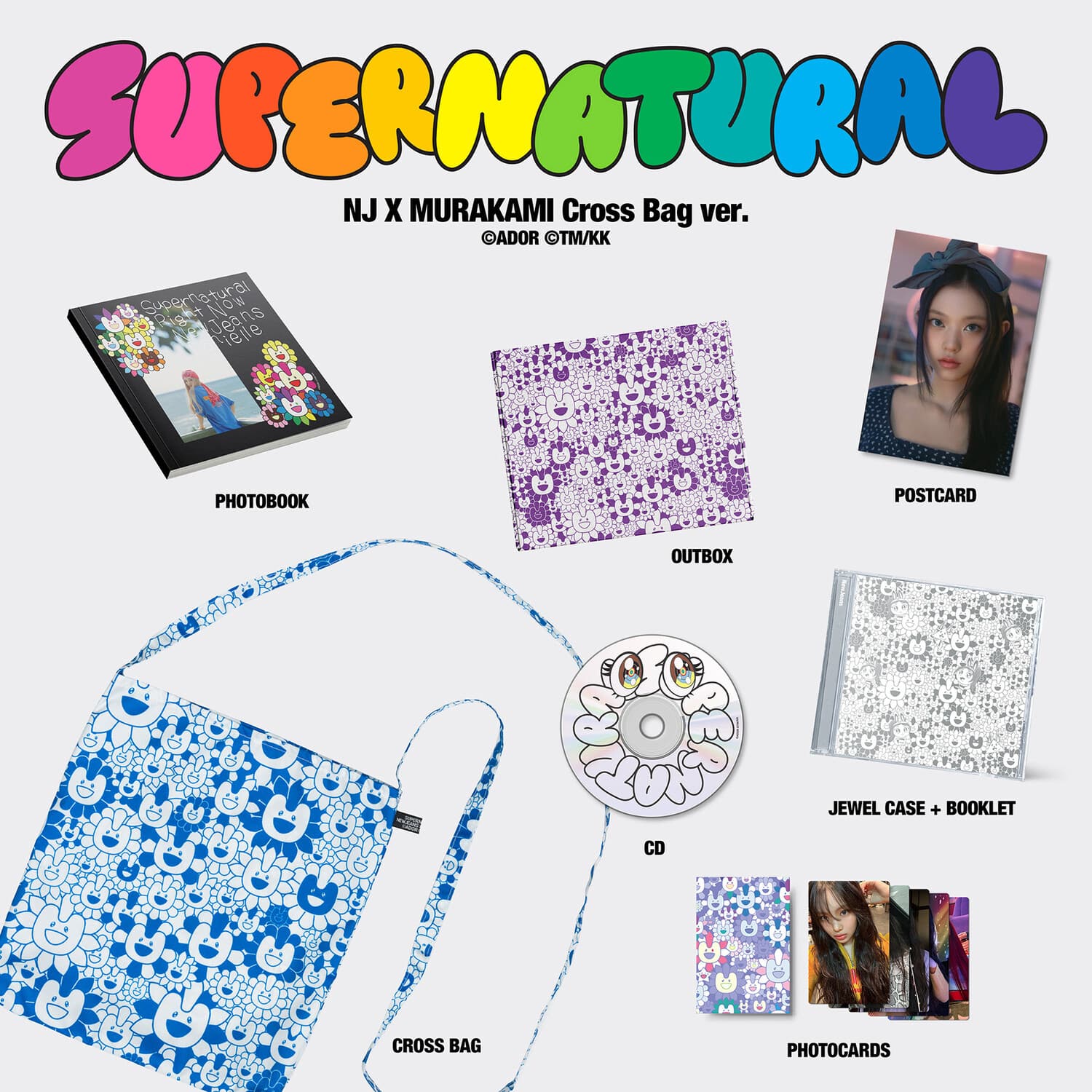 Newjeans NewJeans 'Supernatural' NJ X MURAKAMI (Cross Bag ver