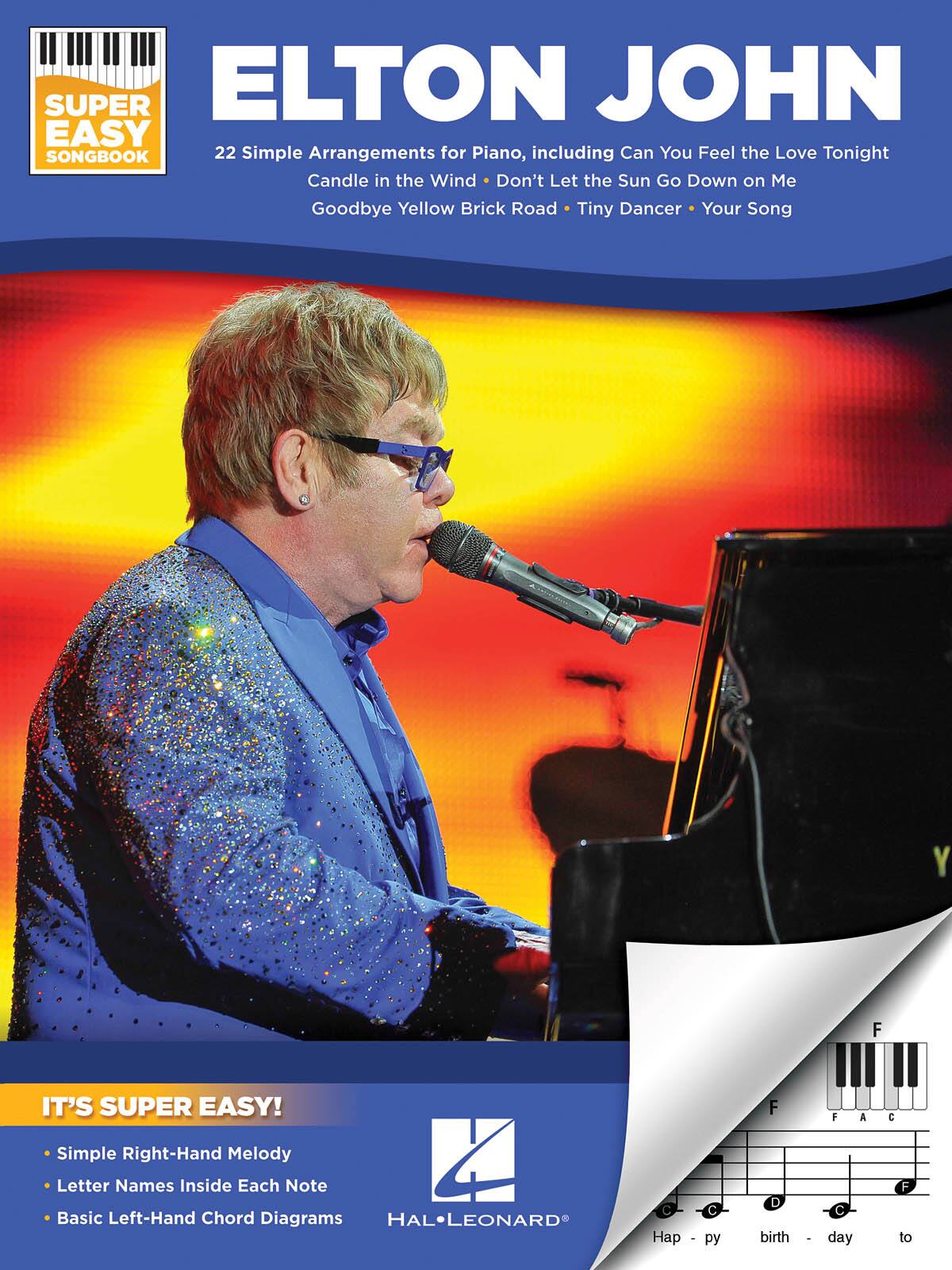 Hal Leonard - Elton John –  22 Hits Super Easy Songbook Softcover for Piano and Keyboard price history on PriceWatchPro