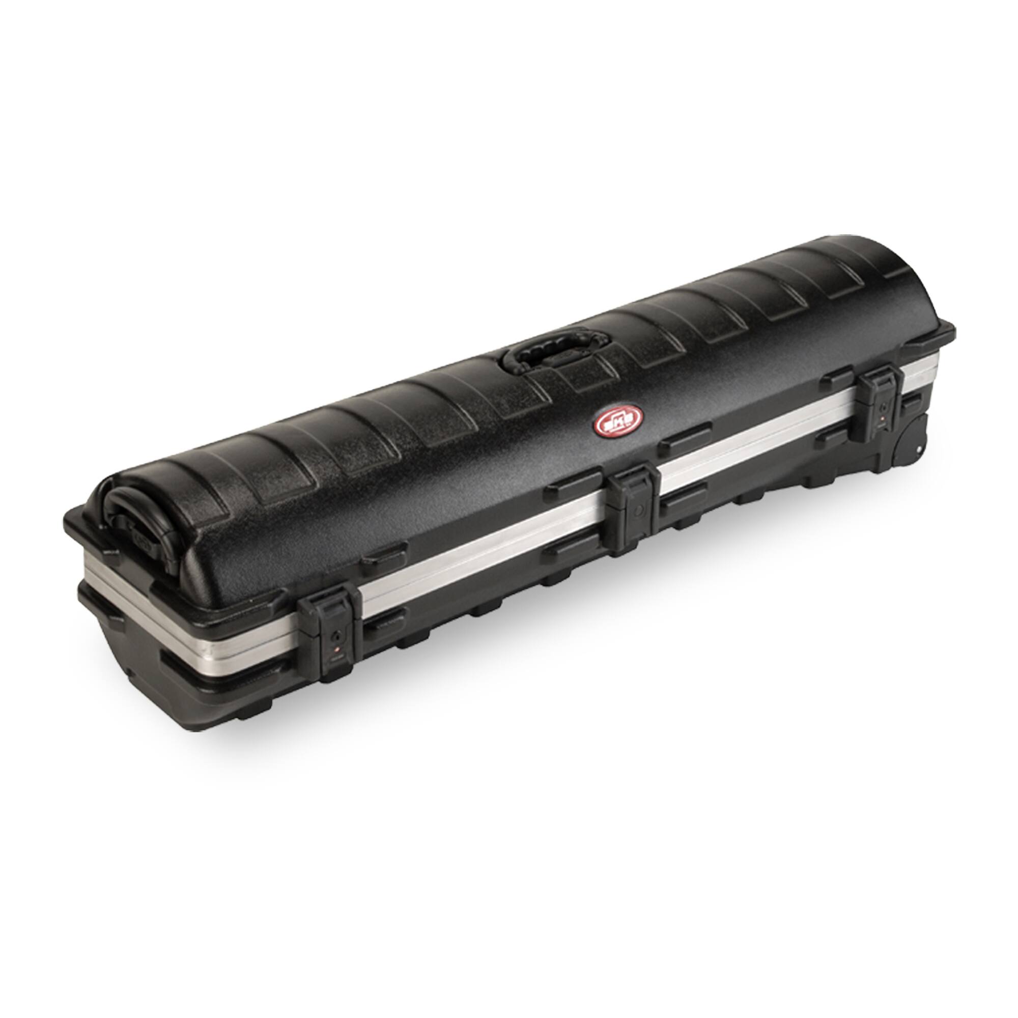 Alt View 5. SKB - SKB Cases ATA Standard Hard Plastic Wheeled Golf Bag Travel Case, Black (2 Pack) - Black.