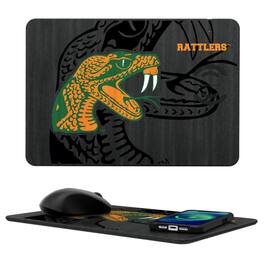 Keyscaper - Florida A&M Rattlers Wireless Charger and Mouse Pad - Multicolor