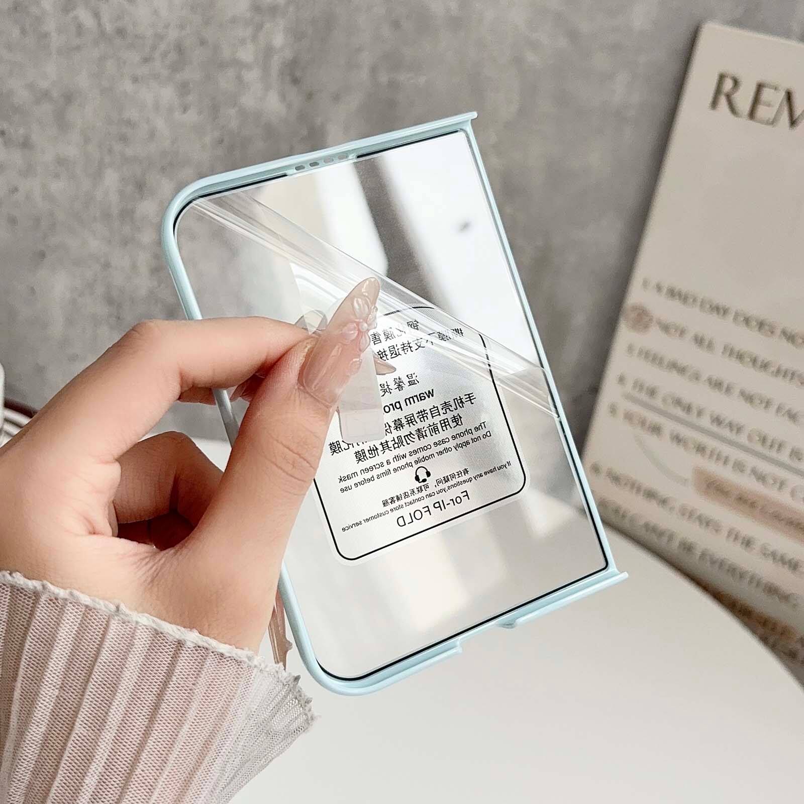 REM  
warm, pro phone The Do mask screen films a with phone comes mobile case other apply not any ever you or use before store twinco wes For-IP service customer FOLD