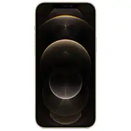 Apple - Refurbished Excellent - iPhone 12 Pro Max A2342 (Fully Unlocked) 128GB w/ Pre-Installed Tempered Glass - Gold