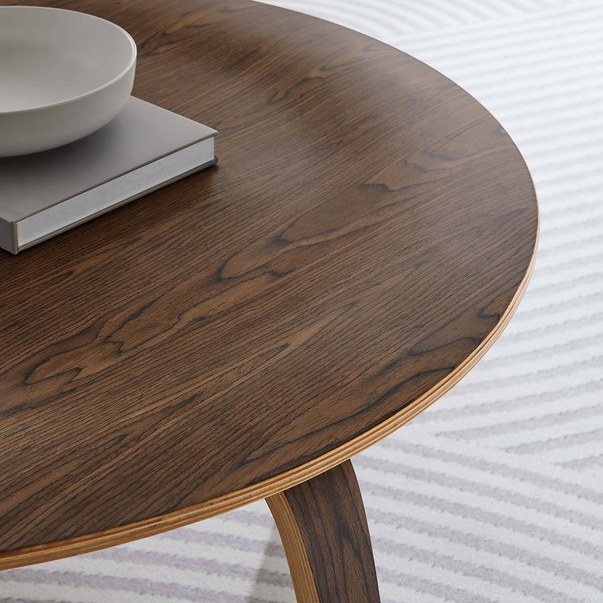 Alt View 1. Modway - Fathom Wood Coffee Table by Modway - Walnut.
