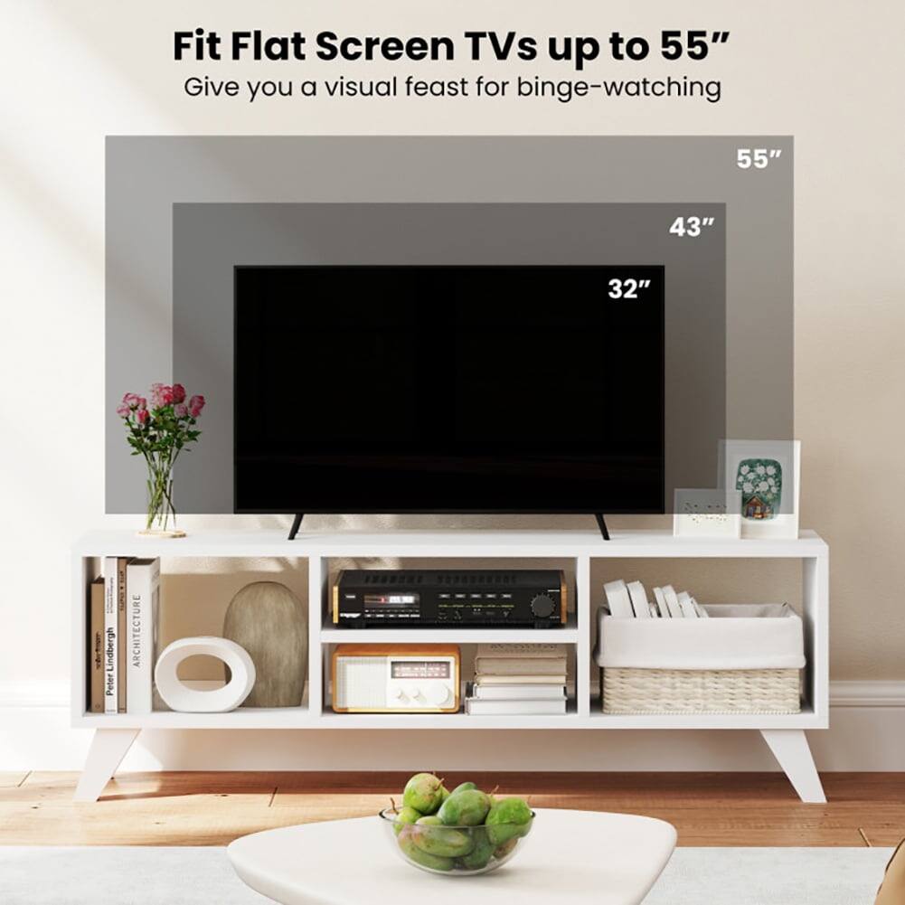 Fit Flat Screen TVs up to 55"  
Give you a visual feast for binge-watching  

55"  
43"  
32"  

Lindbergh Peter ARCHITECTURE