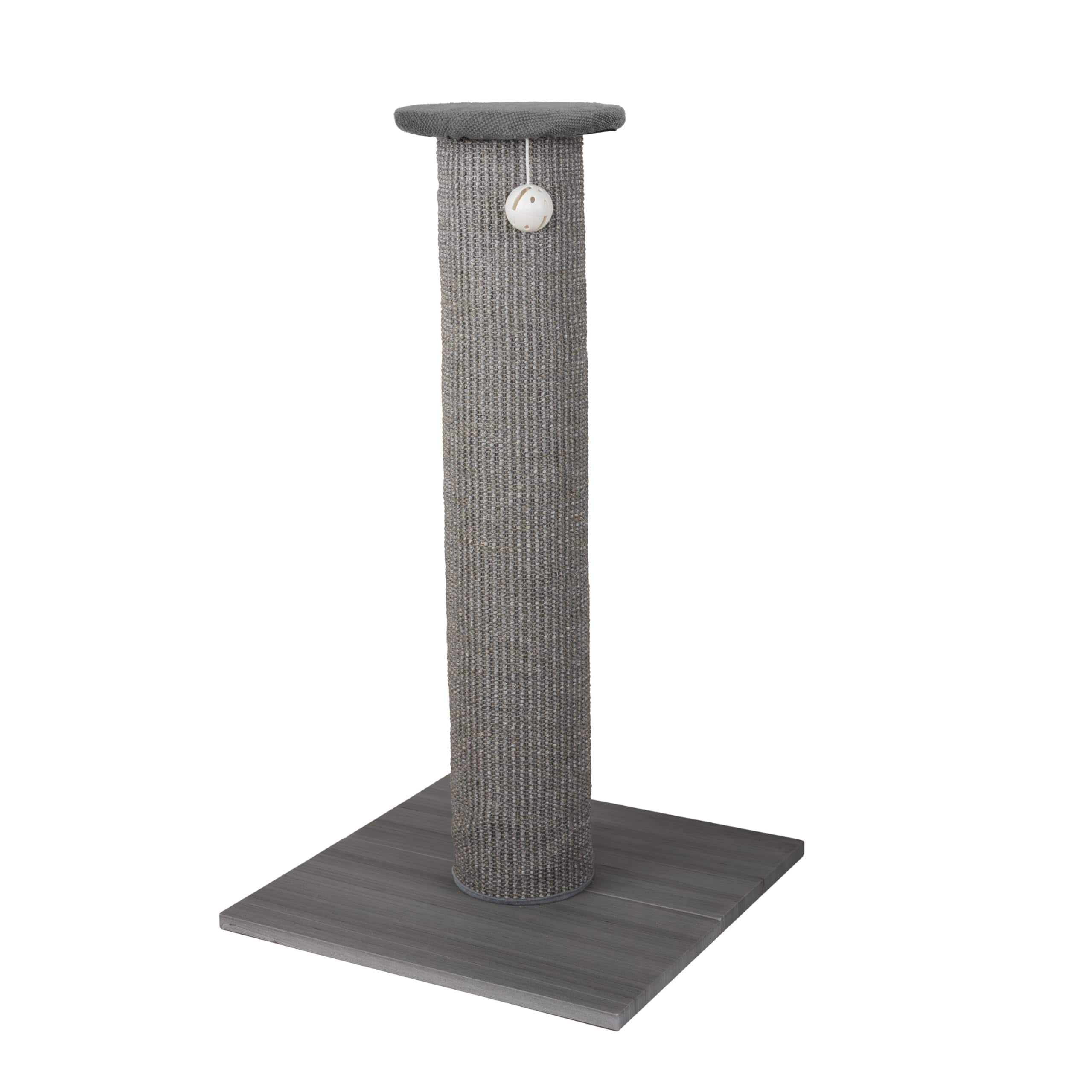 Hirose Alice - Sisal Scratcher Attractive and neutrally toned to fit any decor - Sisal Post (Gray)