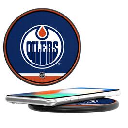 Keyscaper - Edmonton Oilers Stripe Wireless Charger - Multicolor