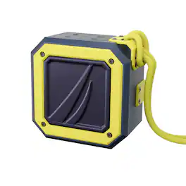 Nautica - S100 Bluetooth Portable Speaker, Waterproof Wireless Speaker, Loud Sound, Clear Audio, 15-Hour Playtime - Navy-Yellow