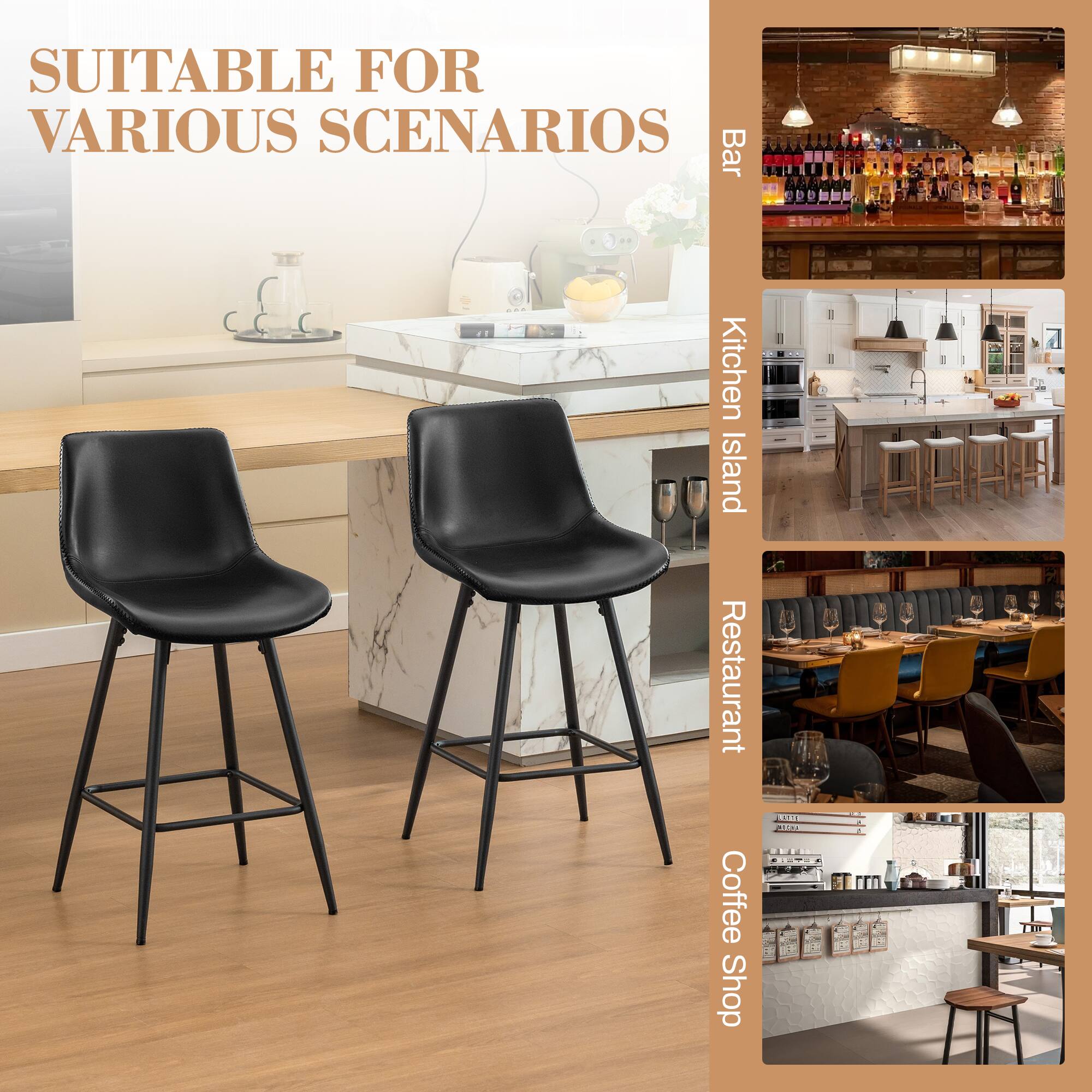 SUITABLE FOR VARIOUS SCENARIOS

- Bar
- Kitchen Island
- Restaurant
- Coffee Shop