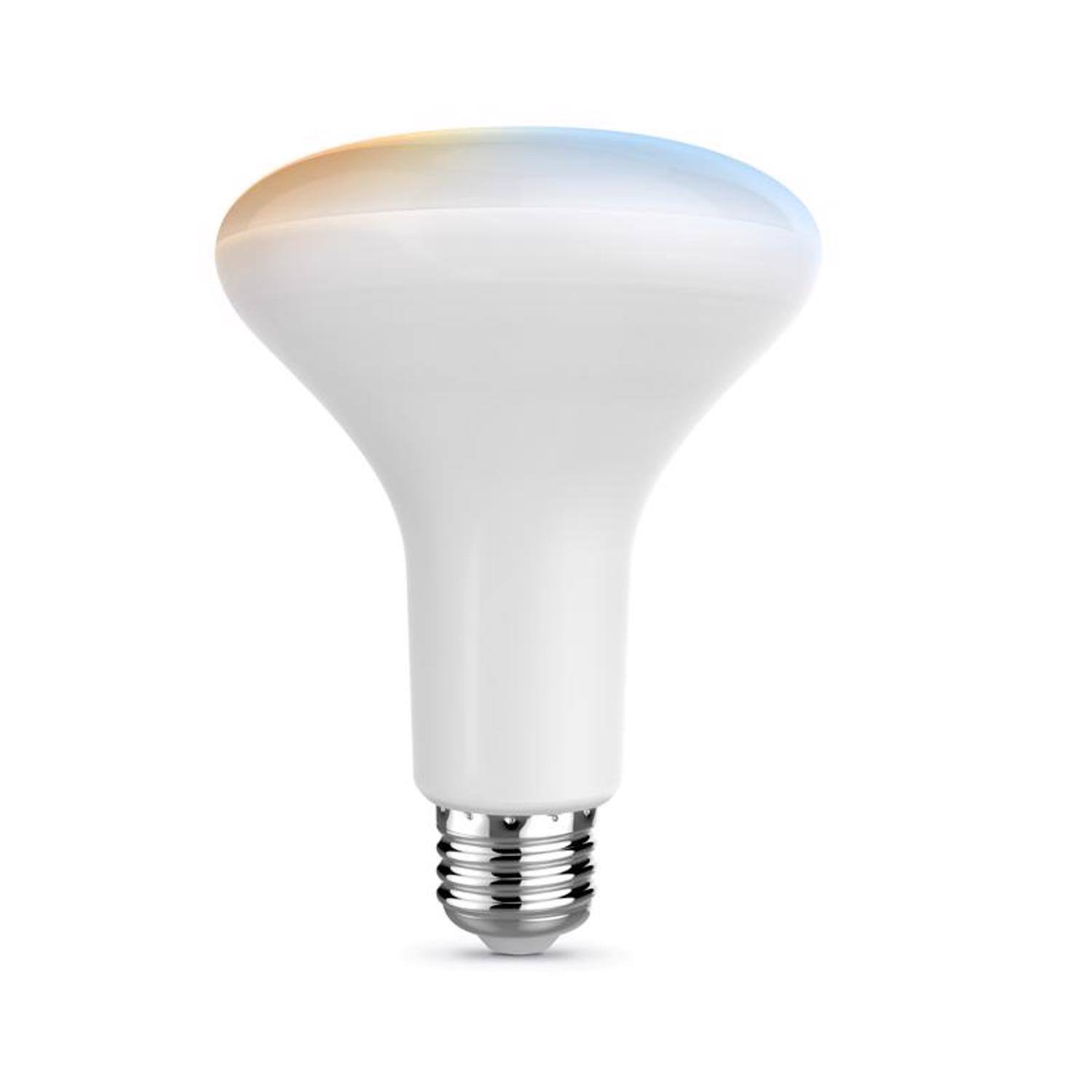 Angle. FEIT ELECTRIC - Feit BR30 E26 (Medium) Smart-Enabled LED Bulb Adjustable White 65 Watt Equivalence 1 pk.