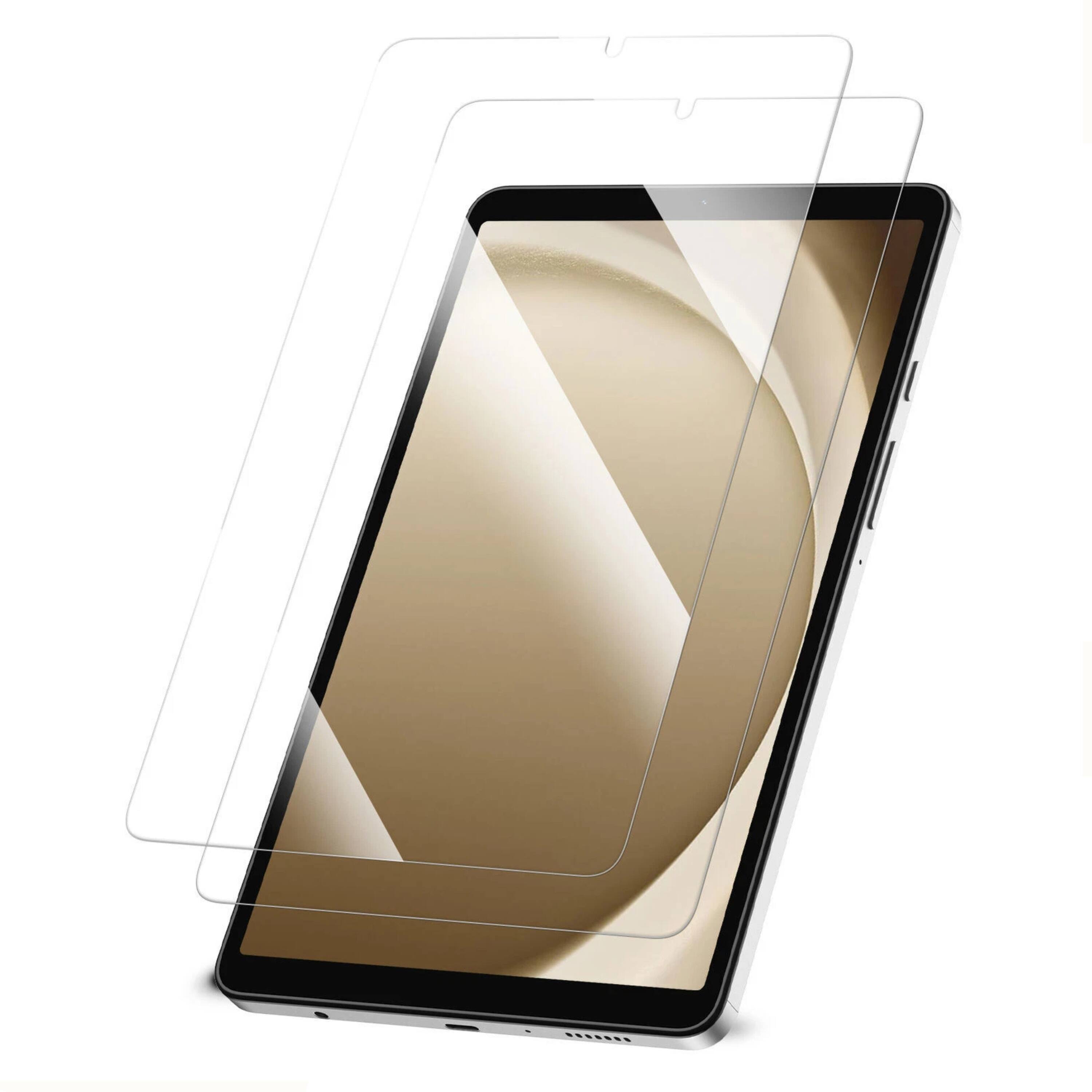 Left. Kitcheniva - Tempered Glass Screen Protector for Samsung Galaxy Tab A7 lite / Tab A9 2 Pack - Clear.