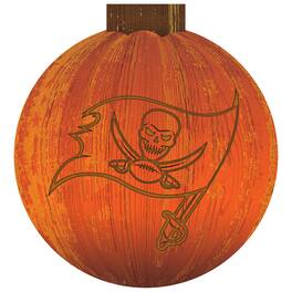 Fan Creations - Tampa Bay Buccaneers 12'' Pumpkin Sign - Orange