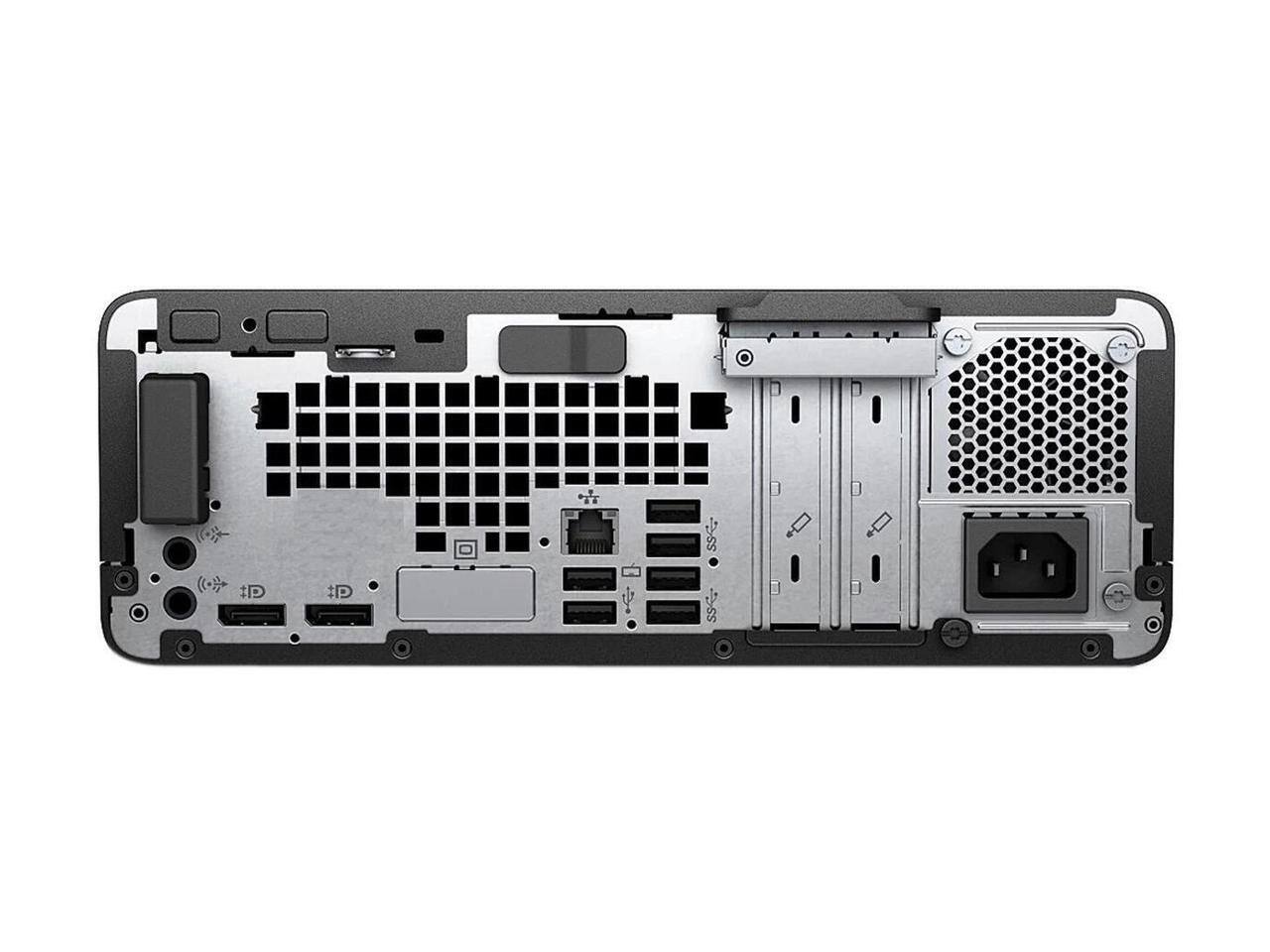 Alt View 3. HP - HP ProDesk 600 G5 i7-8700 16GB DDR4 500GB SSD Win10 Pro - Black.