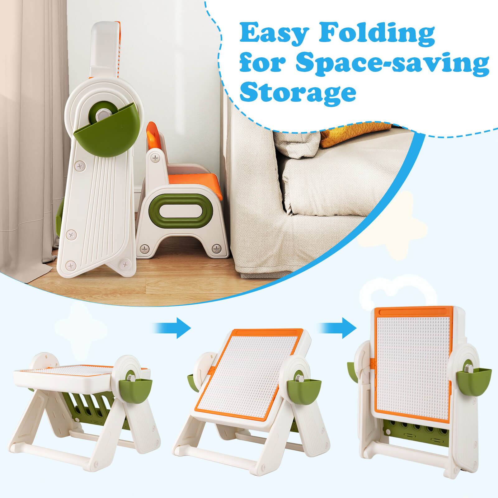 Easy Folding for Space-saving Storage