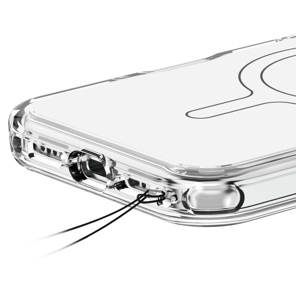 Alt View 3. Avana - AVANA Creations Glim Series Case for MagSafe for Apple iPhone 17 - Pearl - Clear.