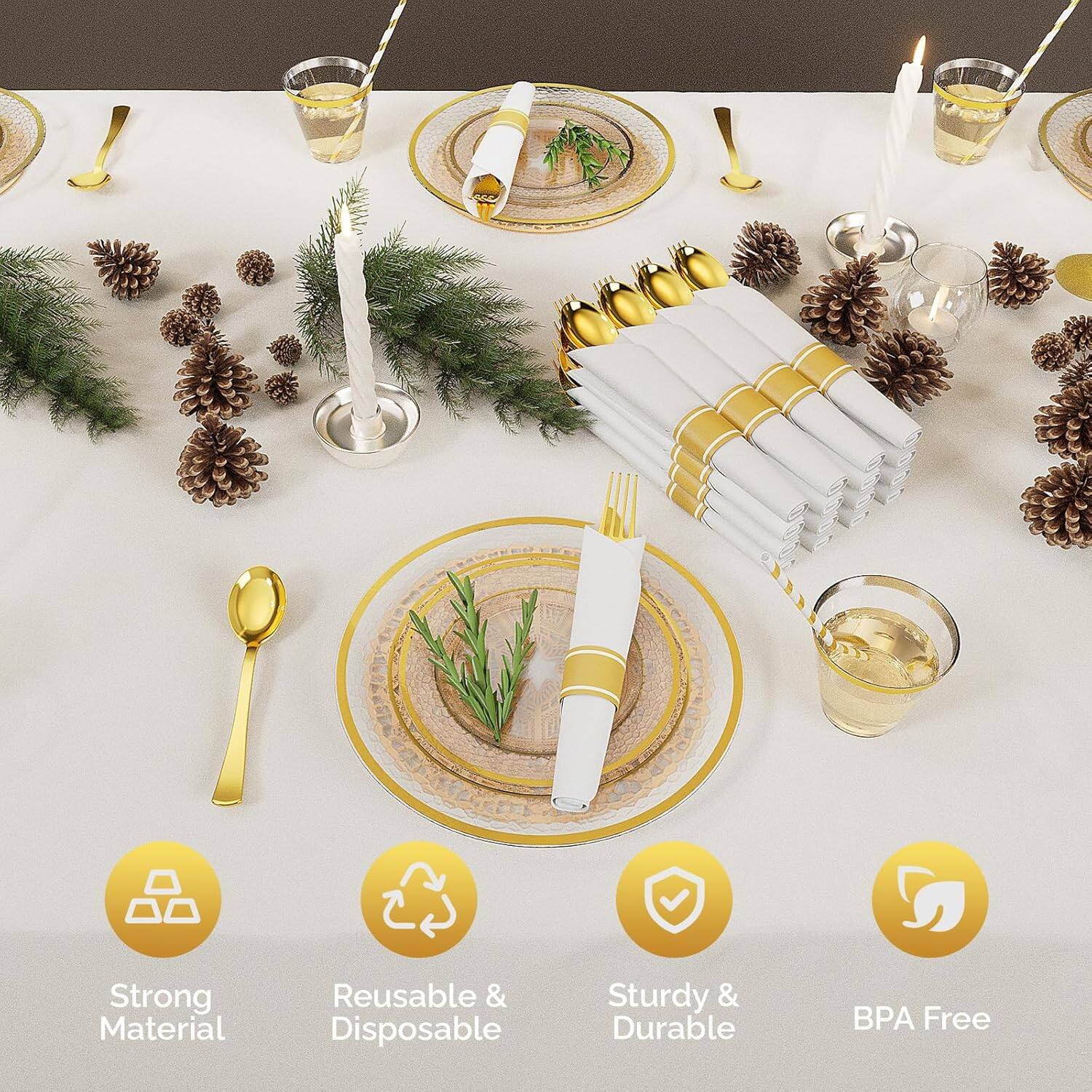 - Strong Material
- Reusable & Disposable
- Sturdy & Durable
- BPA Free