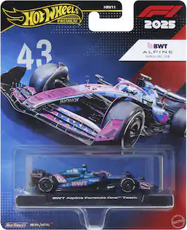 Mattel - Hot Wheels Premium BWT Alpine Formula One Team #43 - COLLECTIBLES - Multicolor