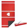 Front. VEVOR - Baseball Hitting Mat, 12x6 ft Batting Cage Mat, Batters Box Turf Mats, Softball Batting Practice Equipment - Green.