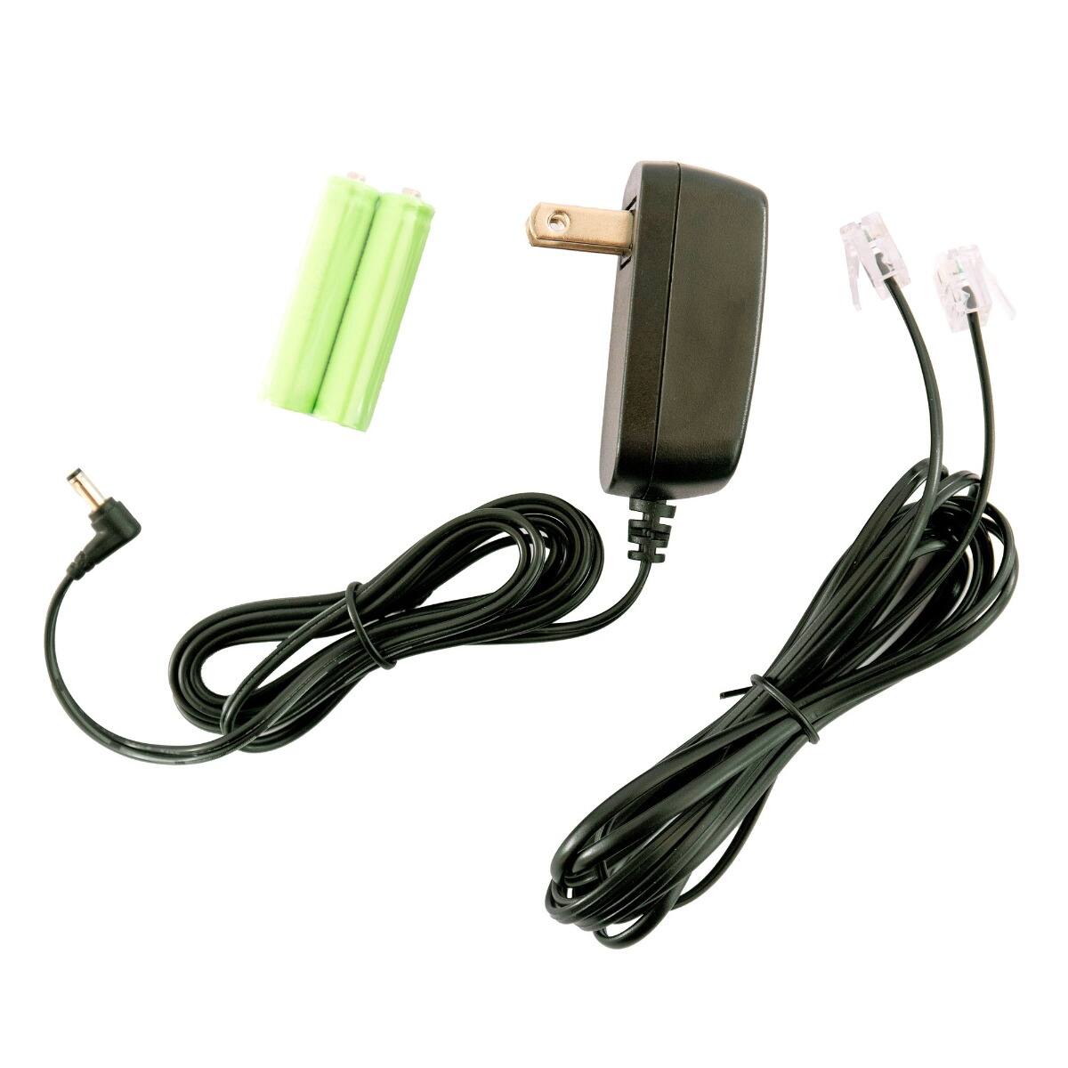 Left. RadioShack - Corded & Cordless Telephone Combo - Black.