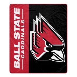 Pegasus - Ball State Cardinals 50" x 60" Endzone Ultra Soft Throw Blanket - Multicolor
