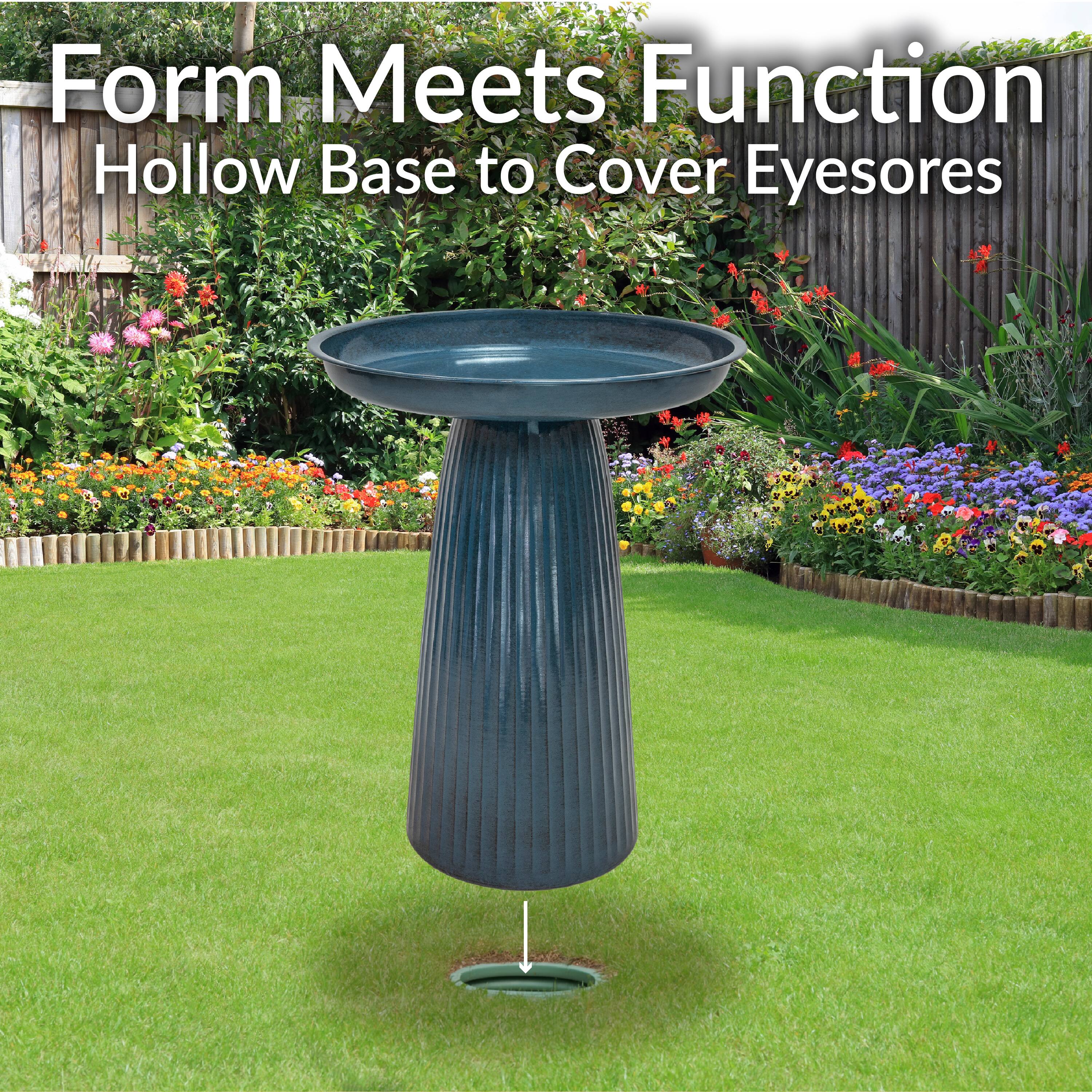 Form Meets Function  
Hollow Base to Cover Eyesores