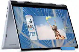 Dell - Upgraded - Inspiron 14 - 14" FHD+ 2-in-1 Touchscreen Laptop - Intel Core 5 120U 2024 - 32GB Memory - 1TB SSD - Windows 11Pro - Windows 11 Pro - Ice Blue