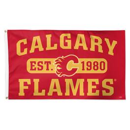 WinCraft - Calgary Flames 3' x 5' Single-Sided Franchise Establishment Deluxe Flag - Multicolor