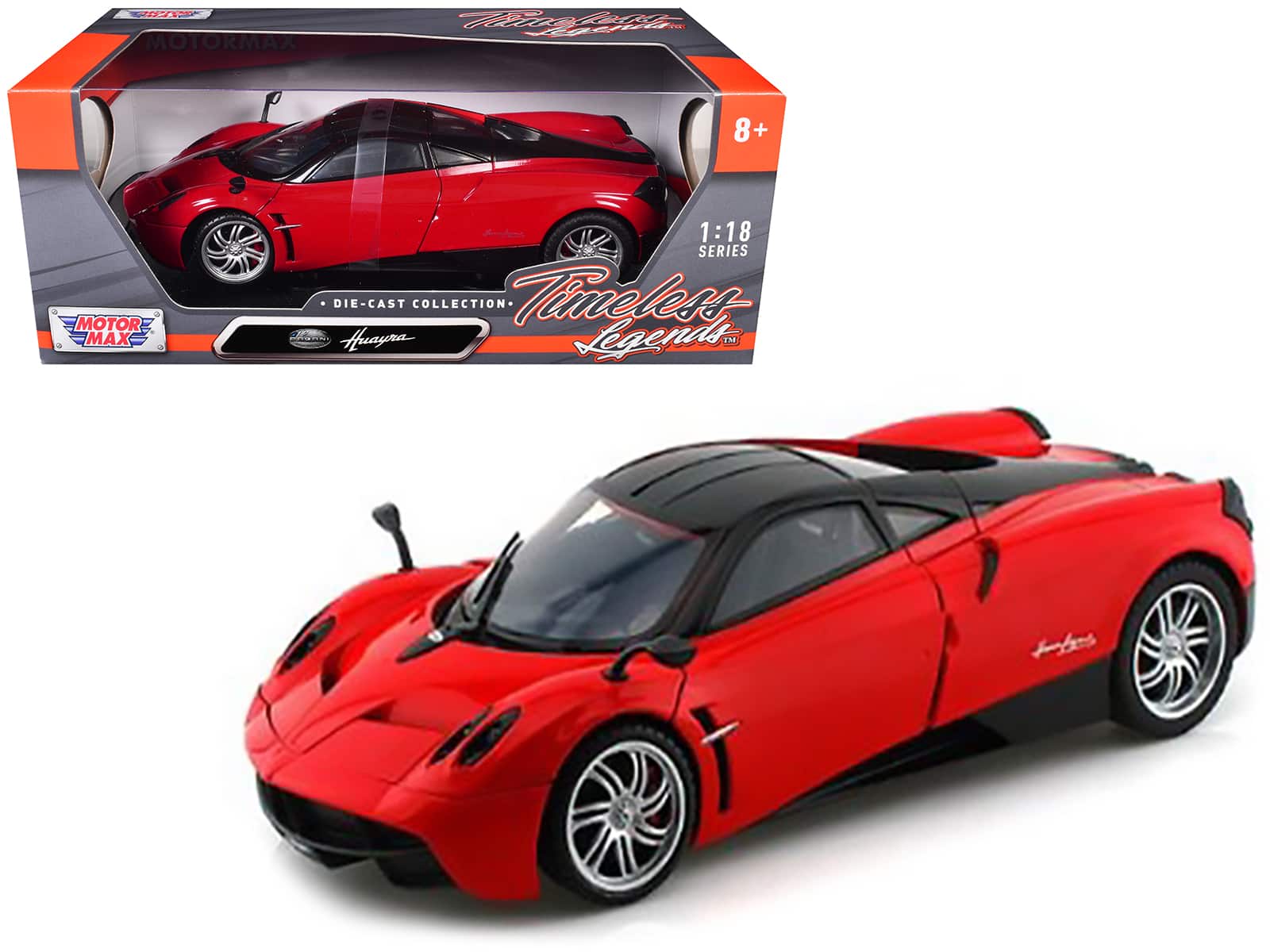 Pagani Huayra Red 1/18 Diecast Car Model by Motormax price history on PriceWatchPro