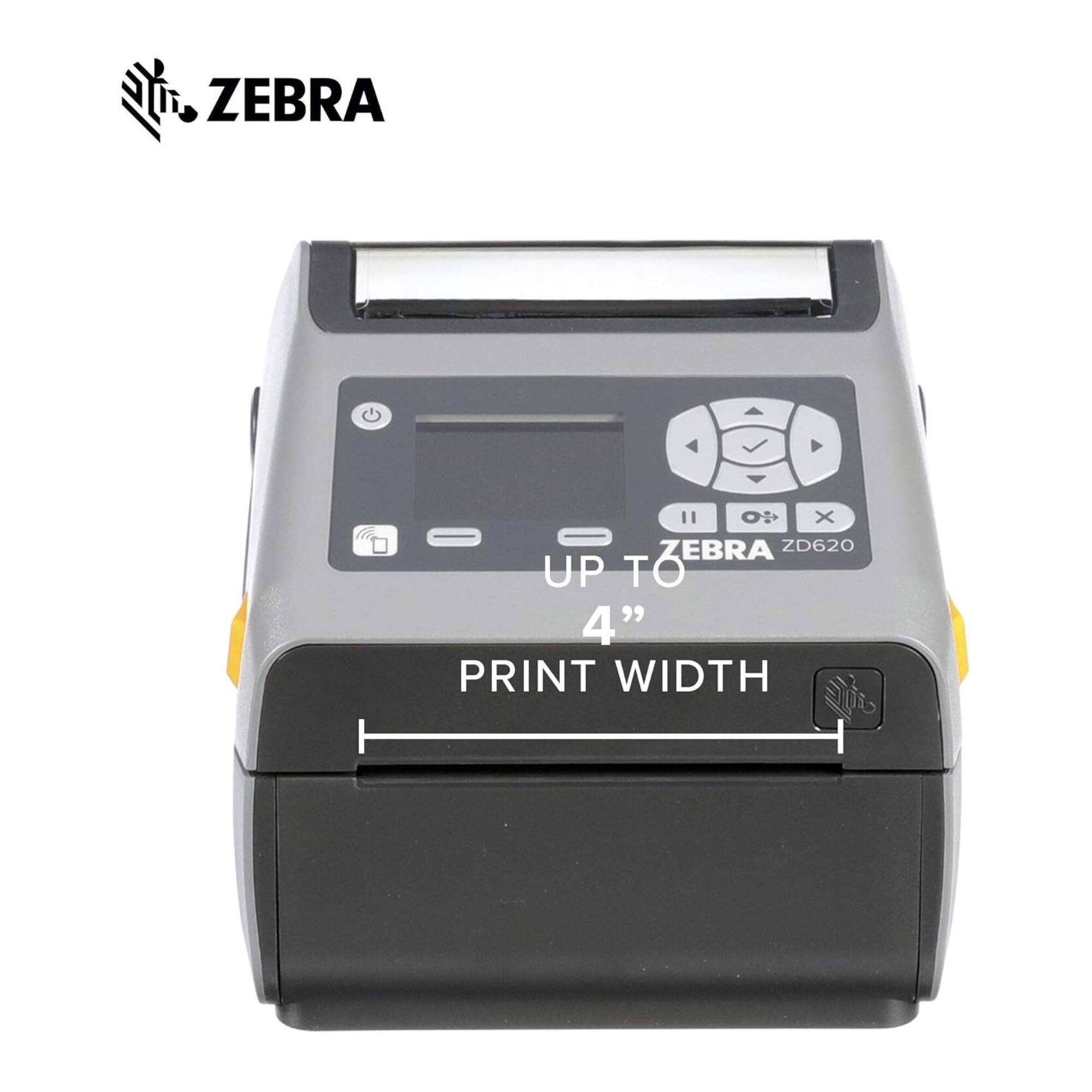 ZEBRA X - ZD620  
ZEBRA UP TO 4" PRINT WIDTH