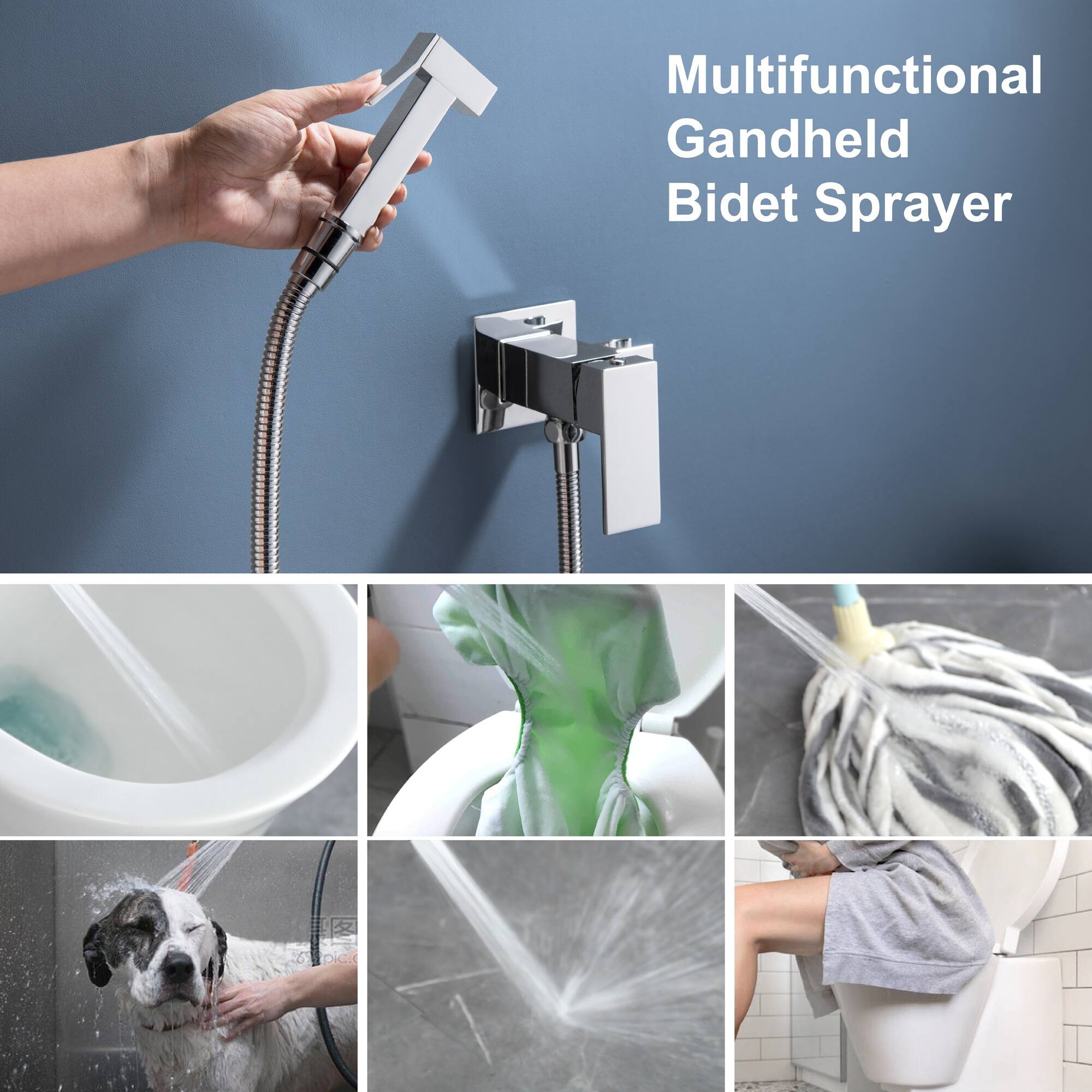 Multifunctional Gandheld Bidet Sprayer