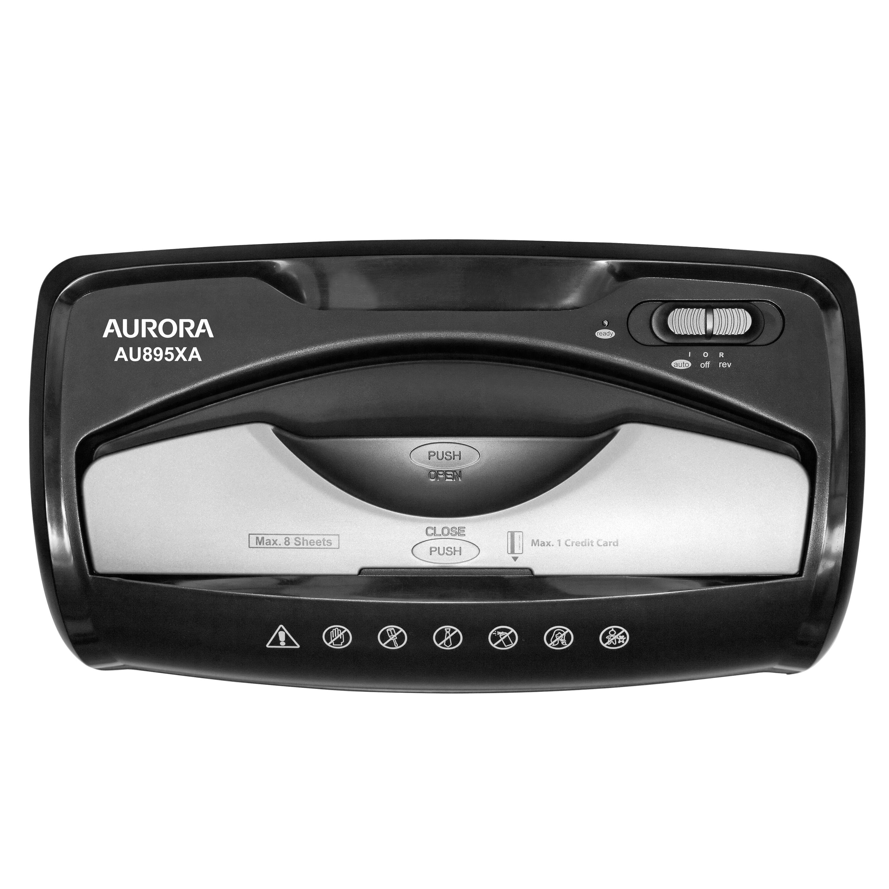 AURORA AU895XA

- IOR
- off rev
- PUSH OPEN
- Max. 8 Sheets
- CLOSE PUSH
- Max. 1 Credit Card