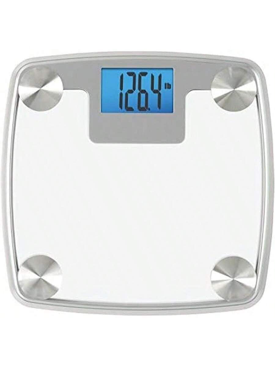 The Best Inks - Digital Bathroom Scale, Scales Body Weight, Auto Recognition, Measures Weight to 440 lbs, Included - Silver