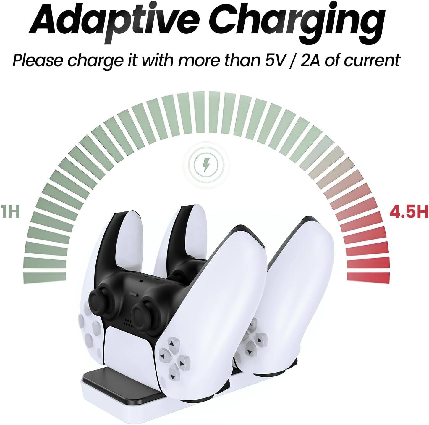 Adaptive Charging  
Please charge it with more than 5V/2A of current  
1H  
4.5H