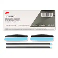 3M COMPLY™
Magnetic Attach for Monitors
Magnetehalterung für Monitore
モニター用マグネットアタッチ
모니터용 마그네트 부착
1 ATTACHMENT SYSTEM / 1 BEFESTIGUNGSSYSTEM
1 애타치먼트 시스템 / 1 부착 시스템
WARNING: To reduce the risk associated with magnets and implanted medical devices interference, which it not avoided, could result in serious injury or death.
WAARING: Let die weerschuwings van de magneten en geïmplanteerde medische apparatuur worden vermeden.
ADVERTENCIA: Evite el riesgo de interacción con imanes y dispositivos médicos implantados.