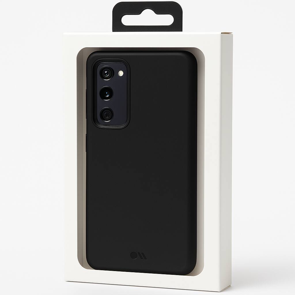 Alt View 1. Case-Mate - Tough Hardshell Case for Samsung Galaxy S20 FE 5G - Black.