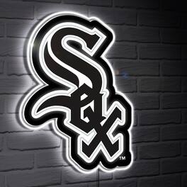 Evergreen Enterprises - Chicago White Sox LED Team Logo Shaped Lighted Wall Sign - Multicolor