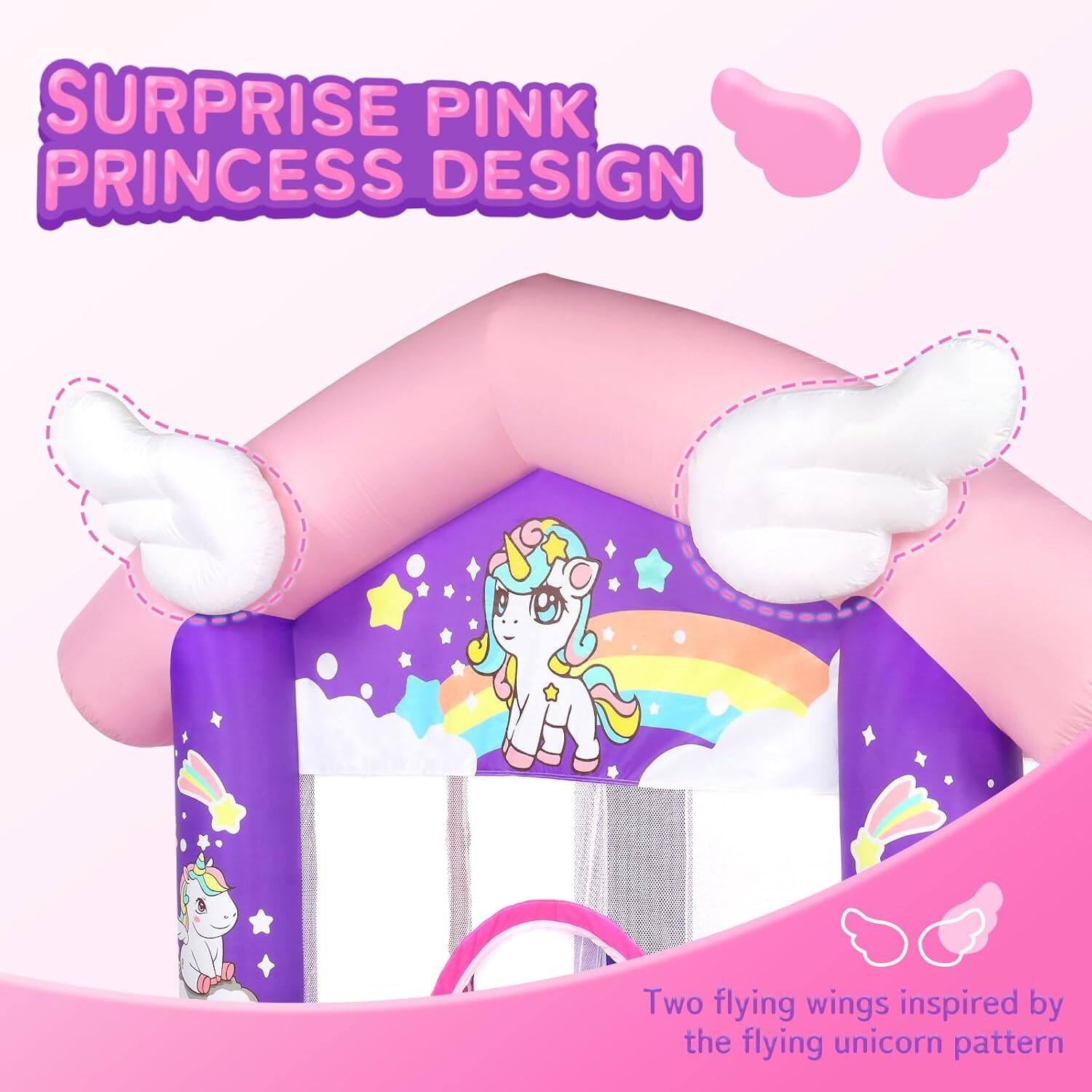 SURPRISE PINK PRINCESS DESIGN

Two flying wings inspired by the flying unicorn pattern