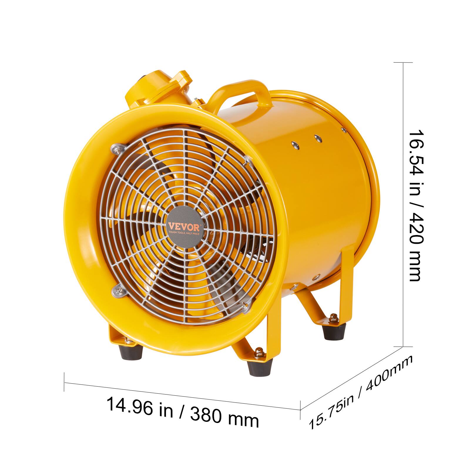 VEVOR TOOLS W PRICE 14.96 in / 380 mm  
16.54 in / 420 mm  
15.75 in / 400 mm