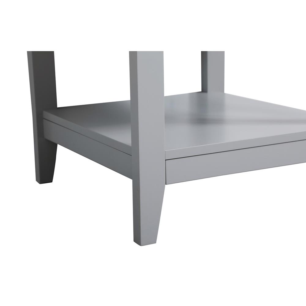 Left. Elegant Kitchen and Bath - 18 inch Single Bathroom Vanity in Grey - Grey.
