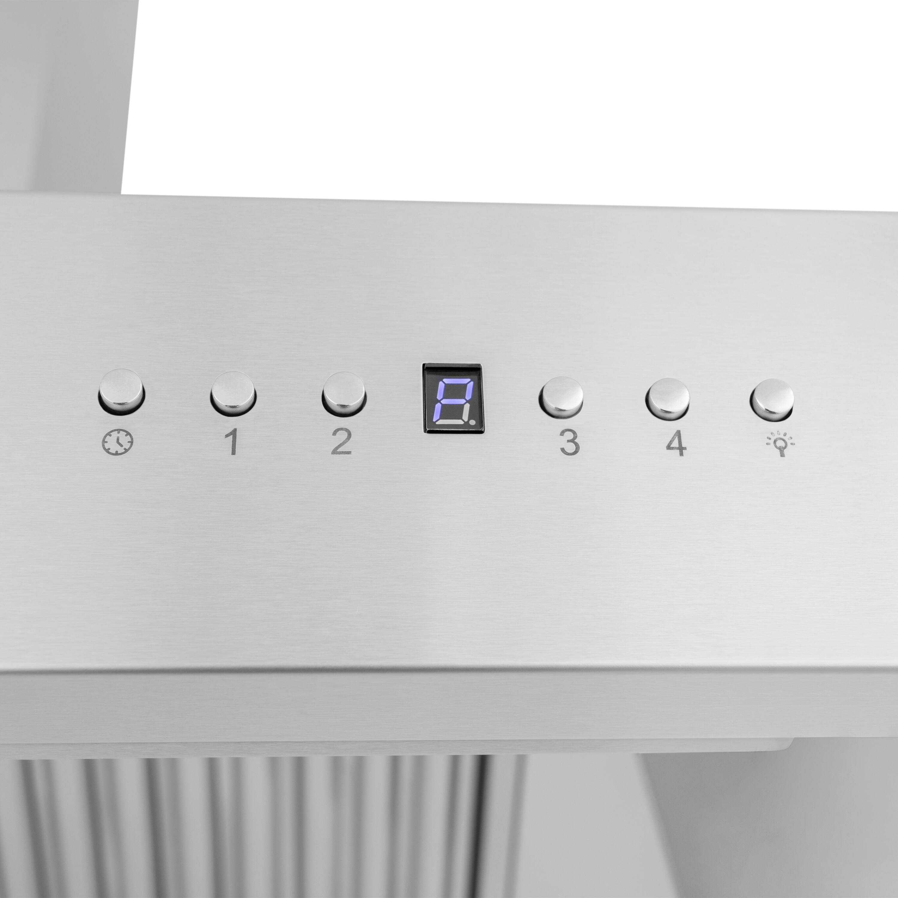 Alt View 1. ZLINE - ZLINE 48 in. Ducted Wall Mount Range Hood with Dual Remote Blower in Stainless Steel (697-RD-48) - Stainless Steel.