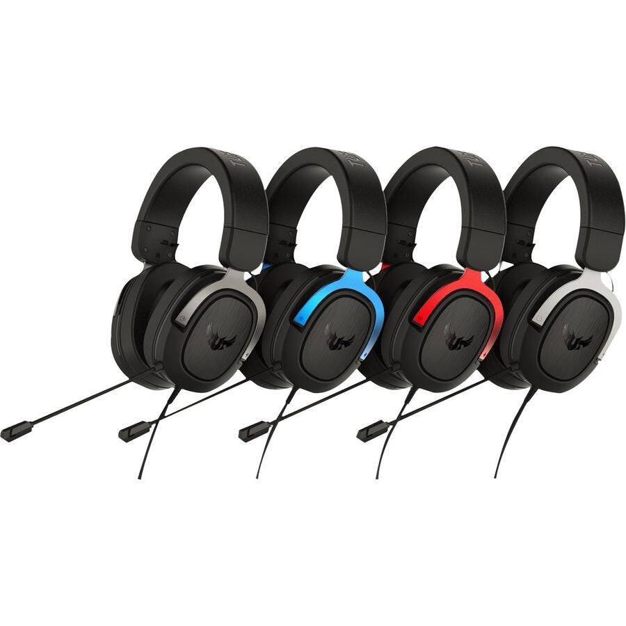 Alt View 3. ASUS - TUF Gaming H3 Gaming Headset - Stereo - Mini-phone (3.5mm) - Wired - 32 Ohm - 20 Hz to 20 kHz - Over-the-head - Binaural - Unknown.