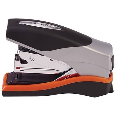 Front. Swingline - Optima 40 Compact Reduced Effort Stapler, 40-Sheet Capacity - Black/Silver.