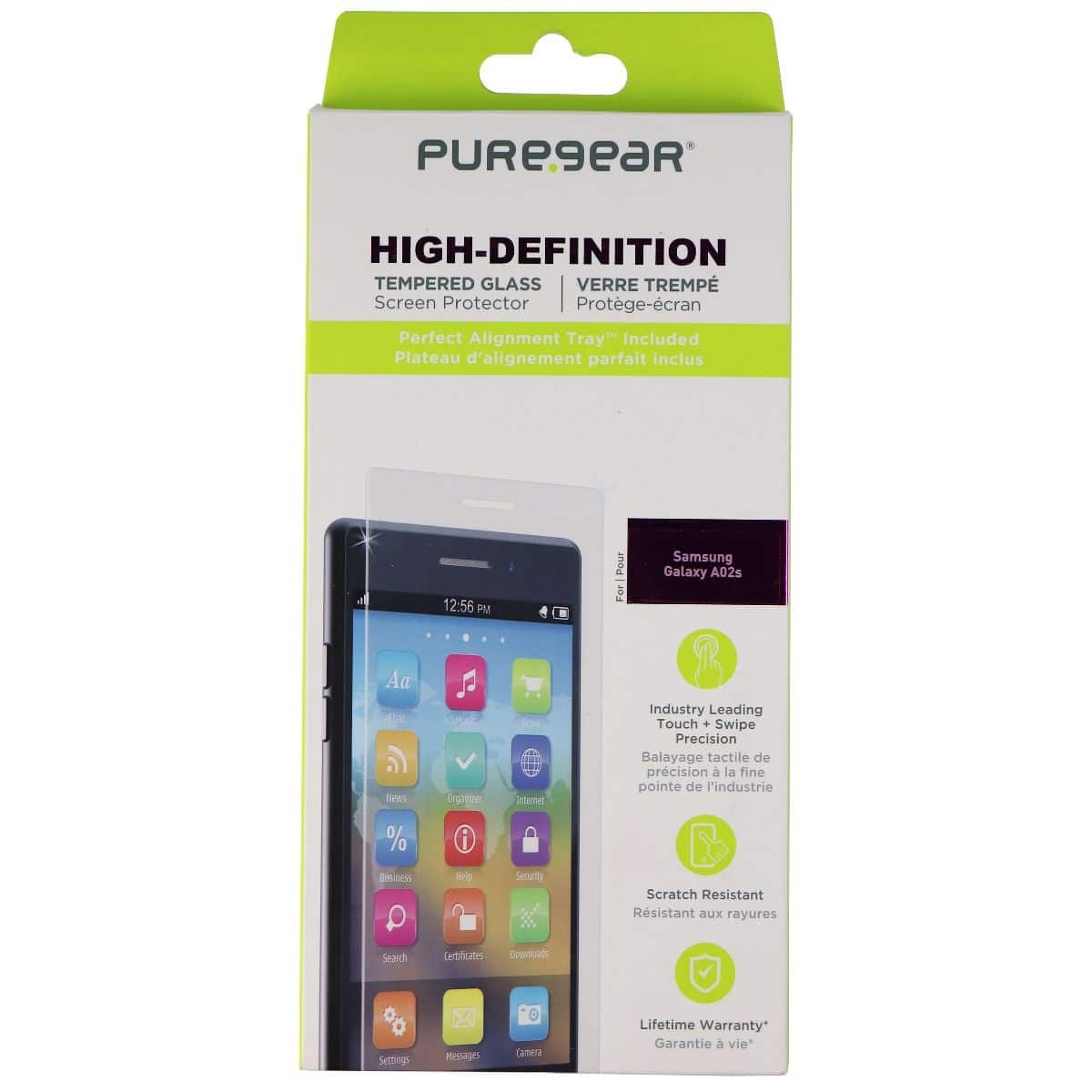 PureGear - HD Tempered Glass Screen Protector w/Alignment Tray for Galaxy A02s - Clear price history on PriceWatchPro
