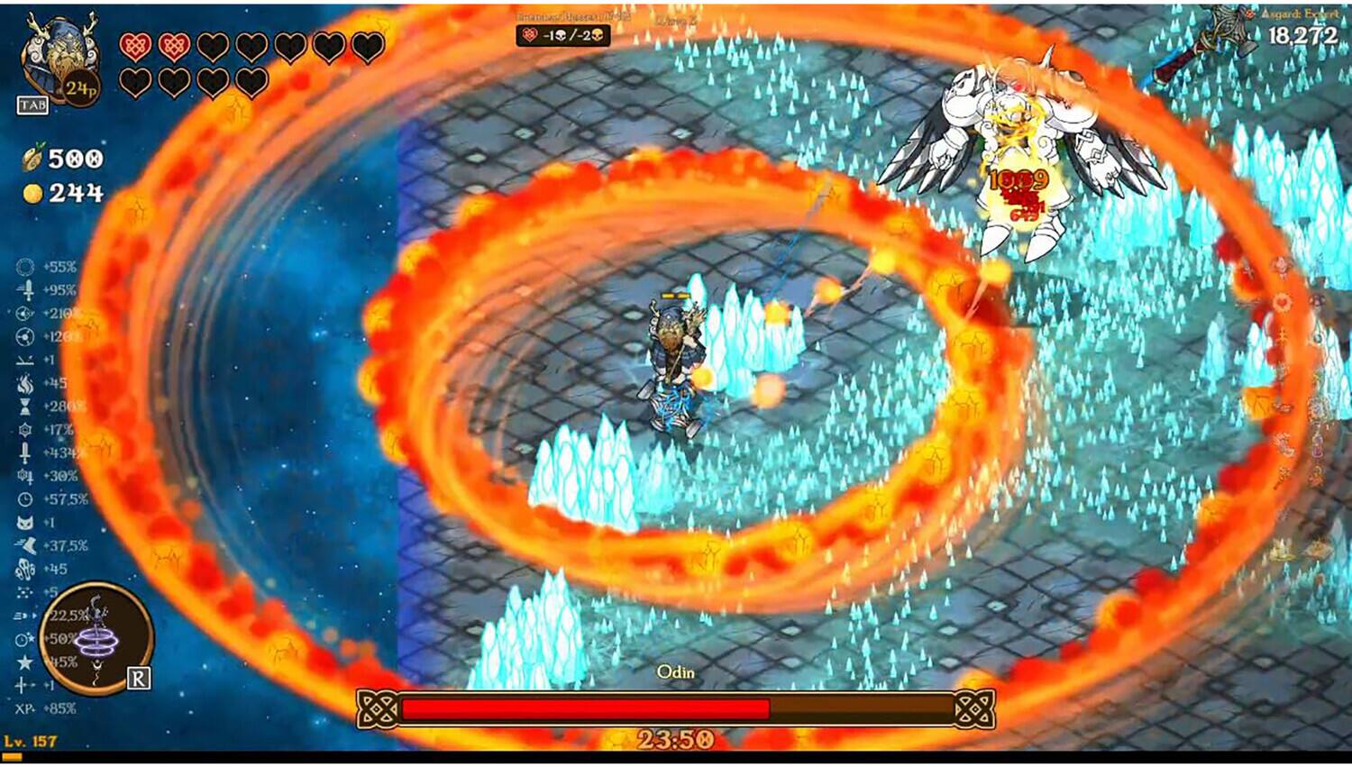 hbaae Uasra -/C1- / sgard: E Edkot 18,272 TAB 24p 5 x K 244 10.39 649 +55% +95% +210 +120 +1 +45 +280% +17% +43 +30% +57.5% +1 +37.5% +45 22.5% 50% 5% R Odin XP. +85% Lv. 157 23:50