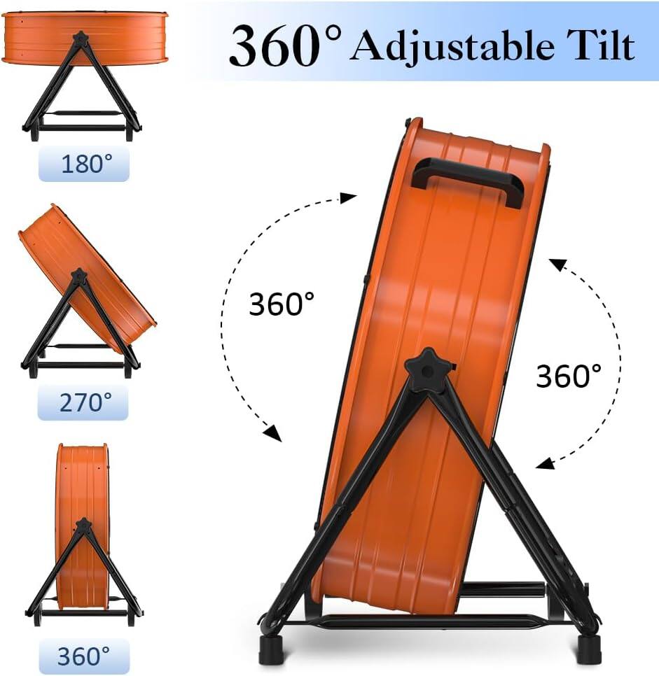 360° Adjustable Tilt

180°

270°

360°