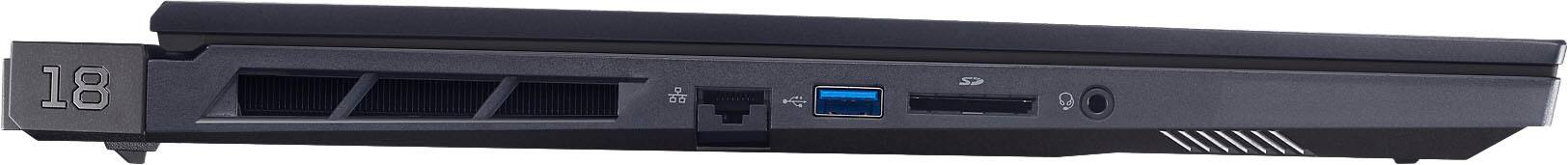 Alt View 8. Acer - Predator Helios 18 AI- 18" 240Hz Gaming Laptop - 3840 x 2400- Intel Core Ultra 9 - NVIDIA GeForce RTX 5090 – 64GB – 2TB - Abyssal Black.