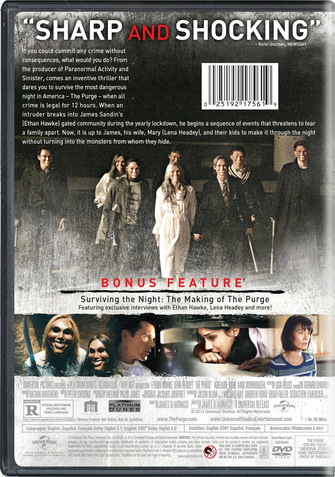 Angle. The Purge [DVD].