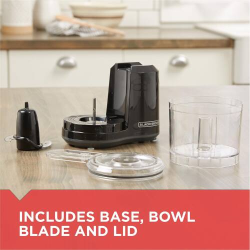 BLACK+DECK INCLUDES BASE, BOWL BLADE AND LID
