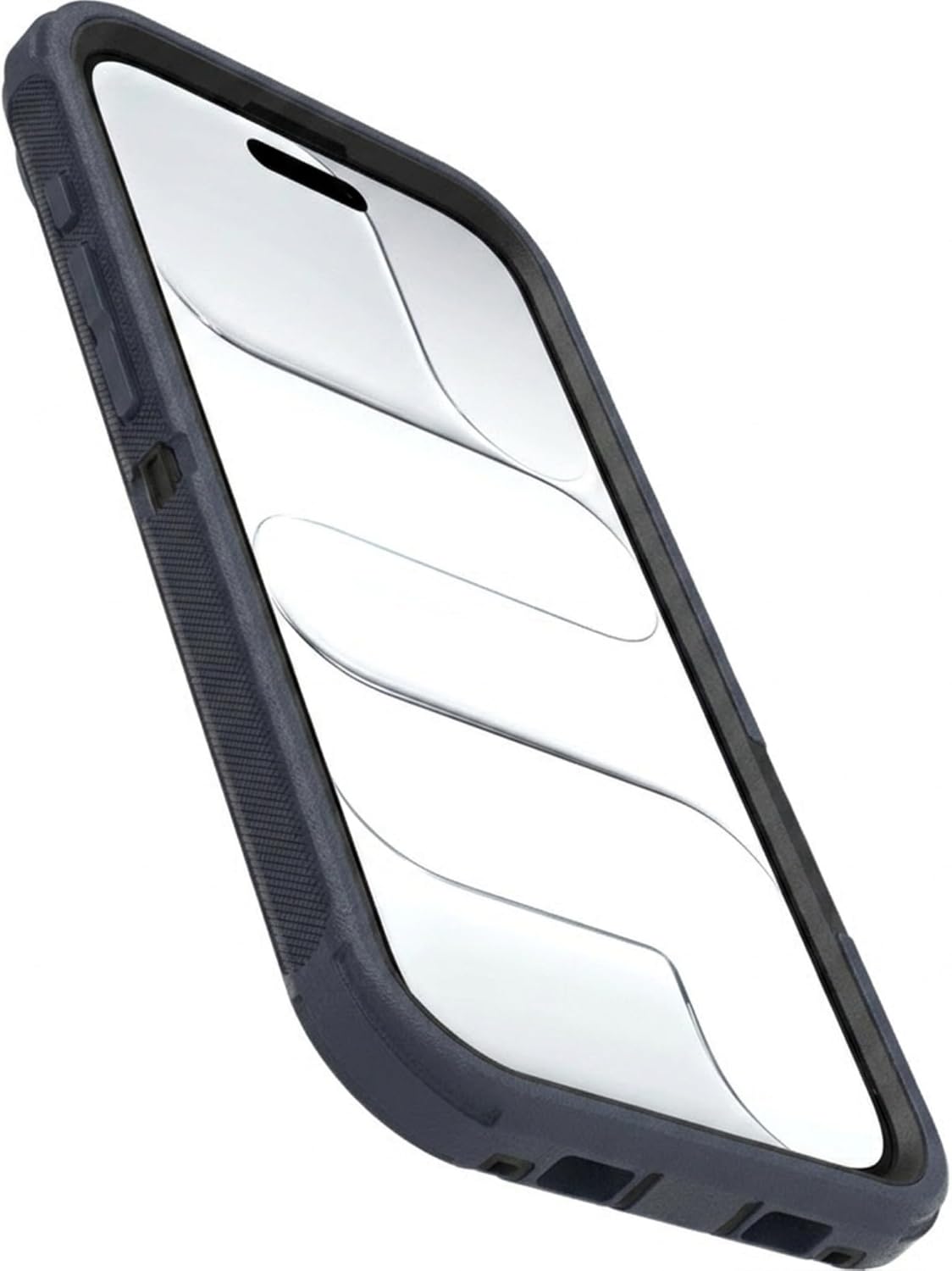 Back. OtterBox - OtterBox - Defender Series Pro Hard Shell for Apple iPhone Air - Vintage Indigo Dream (Blue & Black).