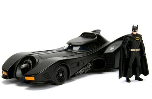 Alt View 2. Jada Toys - Jada Toys - Build N' Collect 1989 Batmobile & Batman Figure 1/24 Diecast Model Kit   - Collectibles - Multicolor.